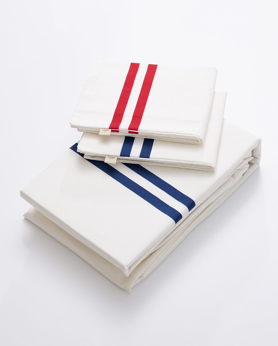 4-Piece Cream Duvet Cover Set Double Size 180 Thread Count