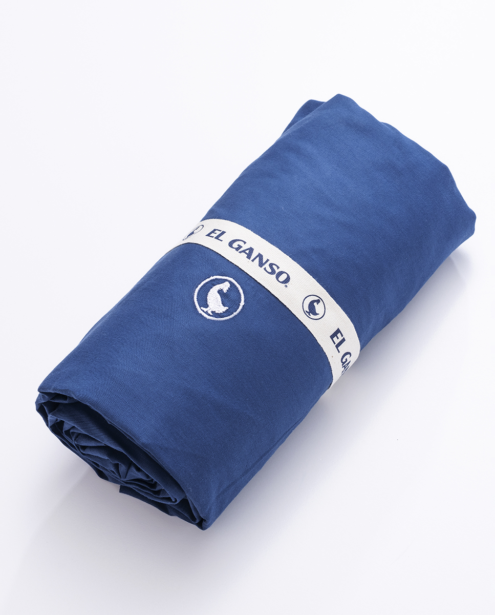 Sheet 90x200 cm varnish 30 cm logo 180 threads natural