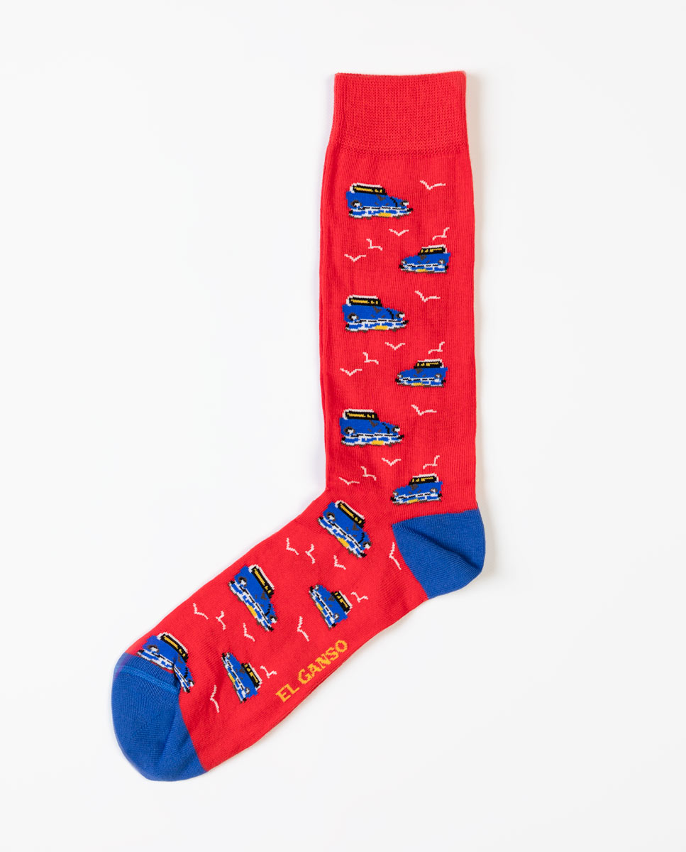 Strümpfe Figurative Zeichnung Cadillacs