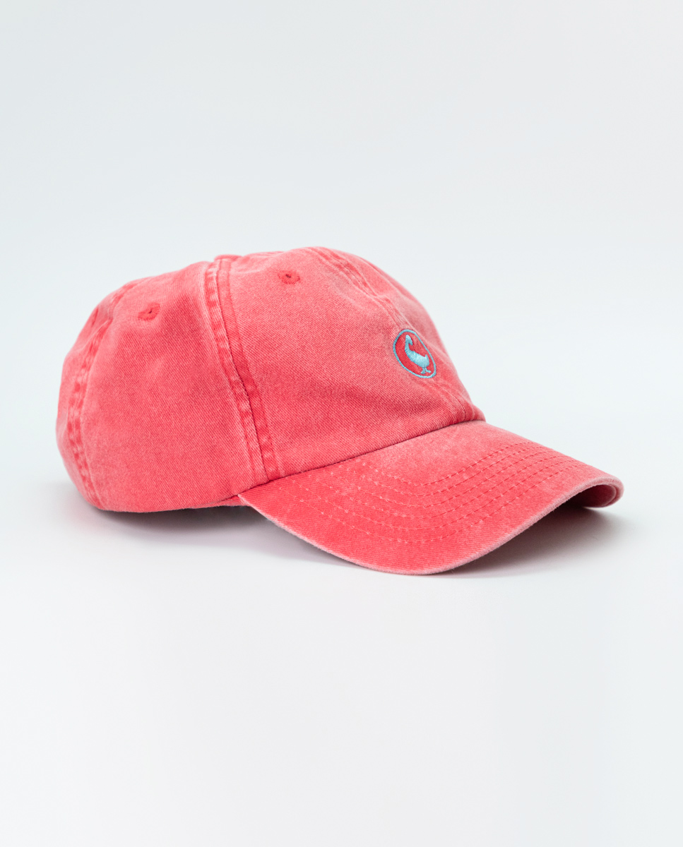 Gorra Twill Washed Rojo