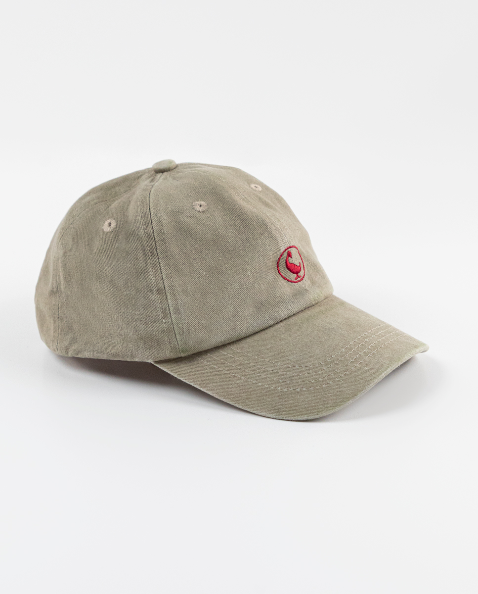 Washed Beige Twill Hat