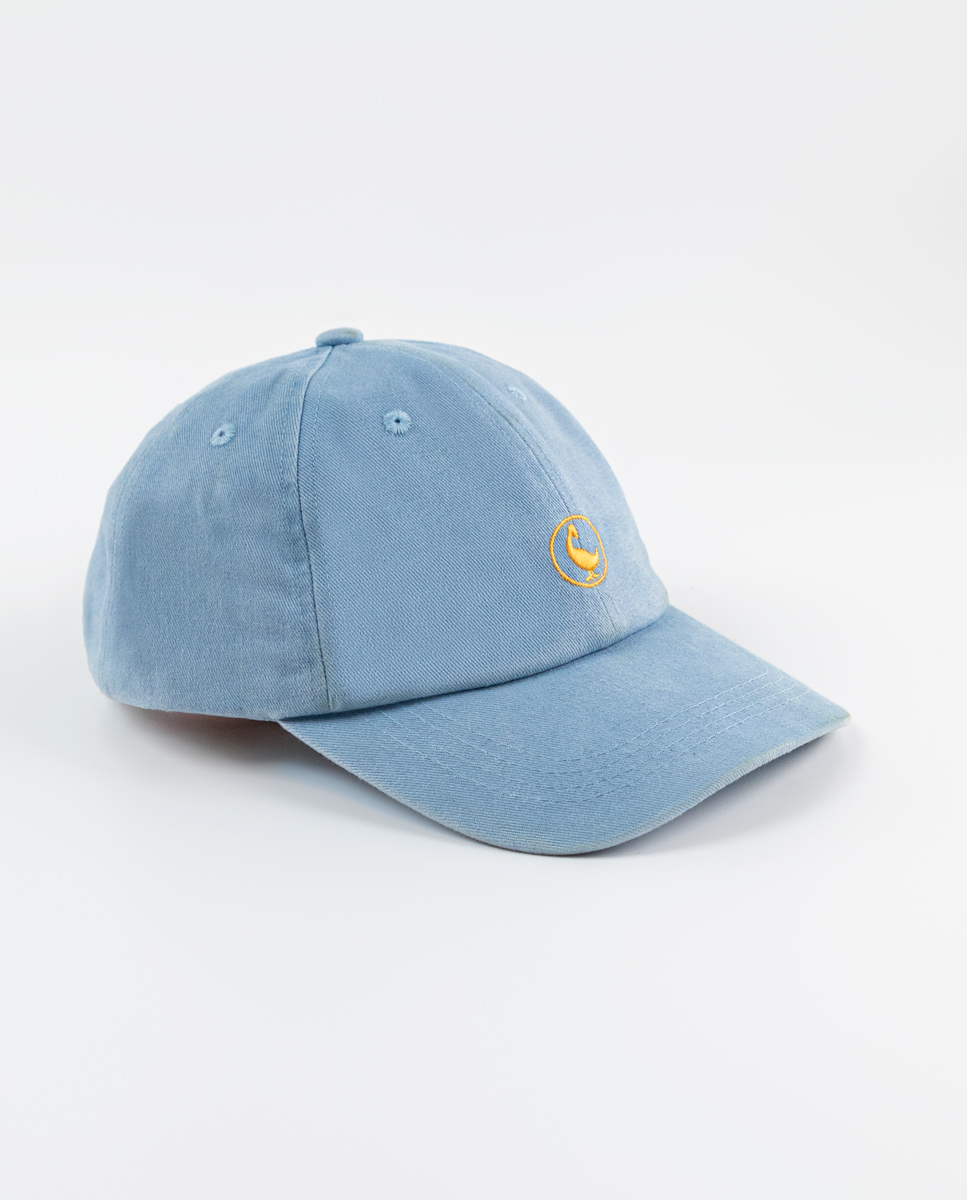 Washed Blue Twill Hat