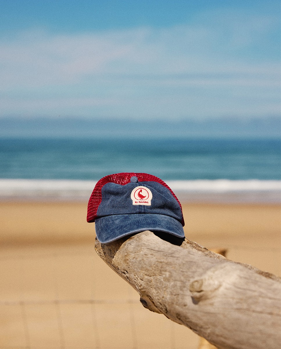 Gorra Truck Algodón Lavado Marino