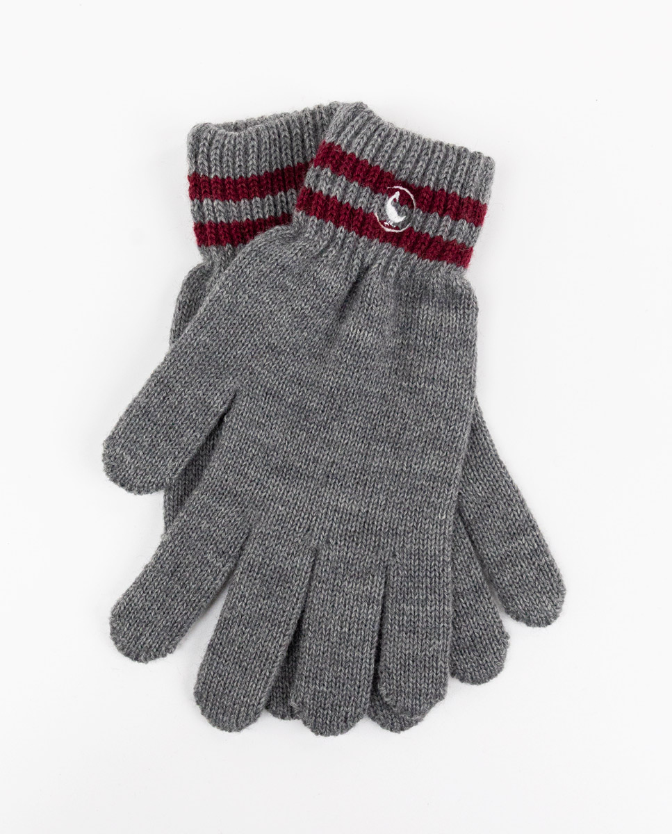 Guantes Lana Gris