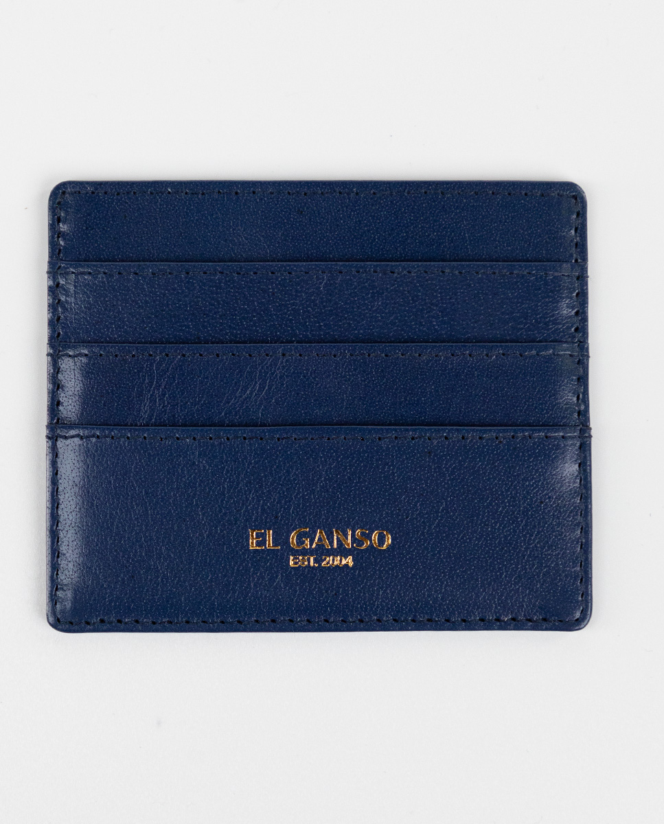 Porte-cartes Marine Peau