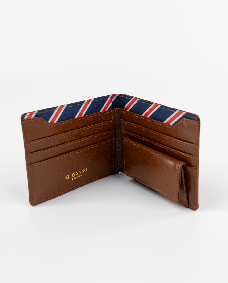 Portefeuille Marron Peau