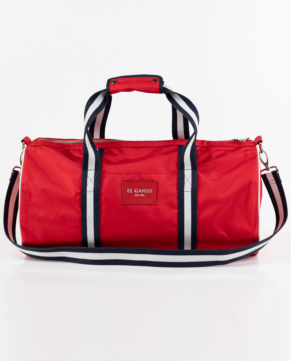 Red Nylon Sports Bag