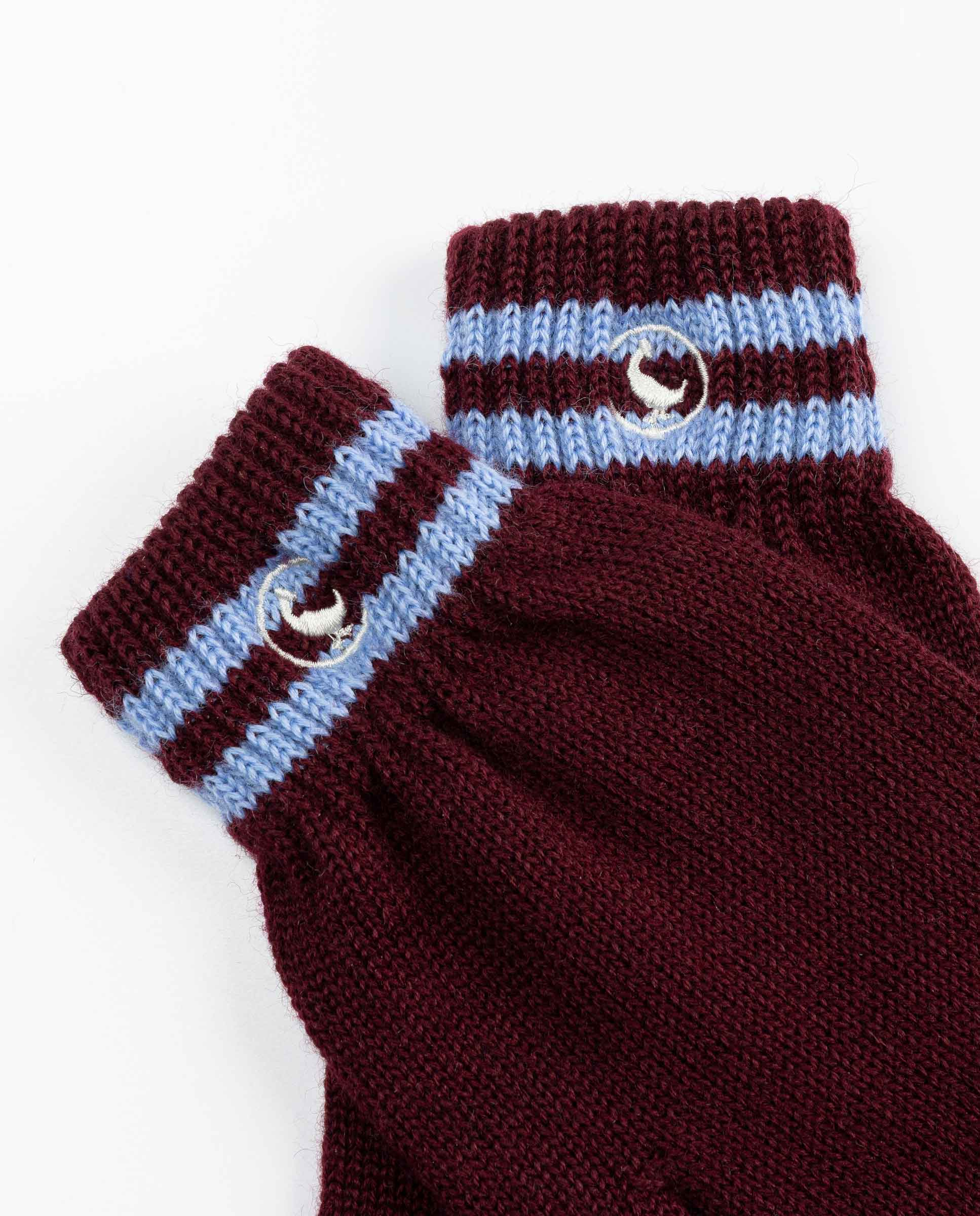 Maroon Wool Gloves