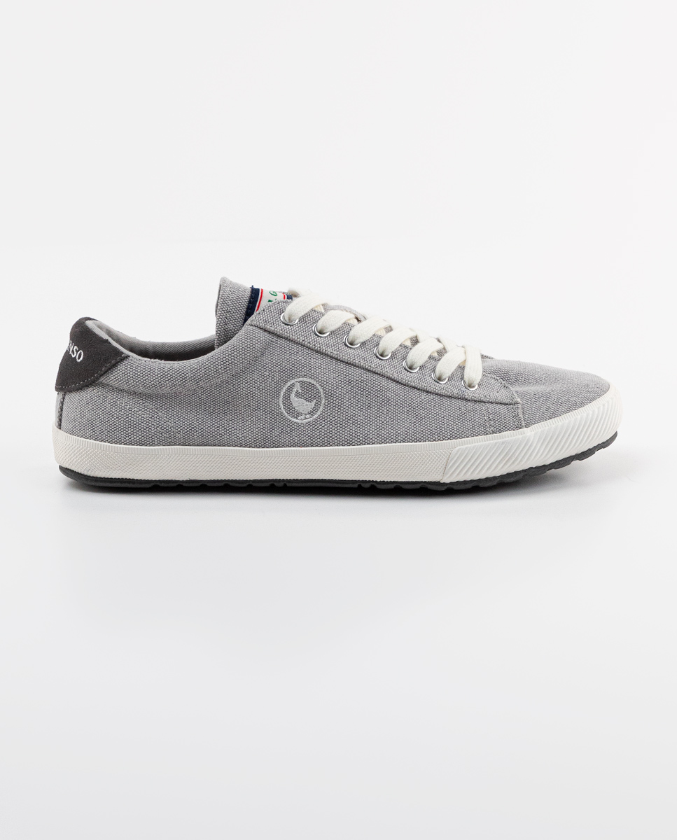 Low Top Washed Canvas Gris