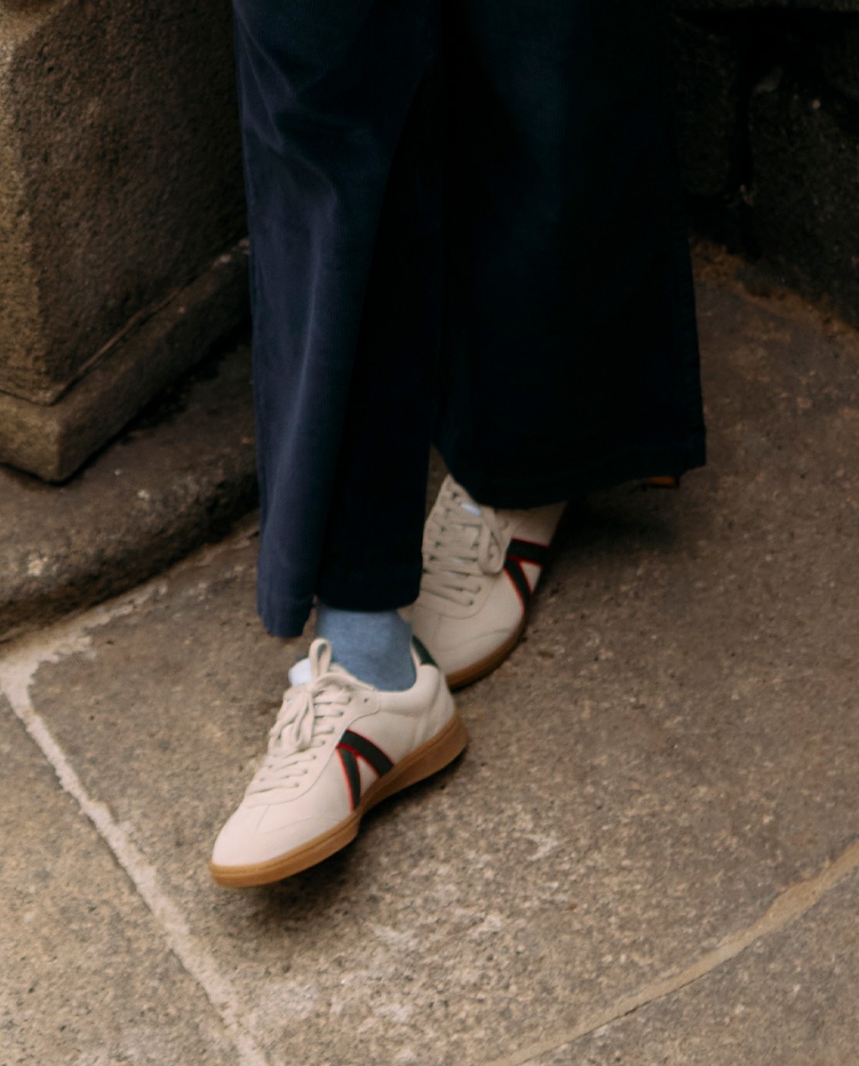 Zapatilla Setentera Ante Crudo