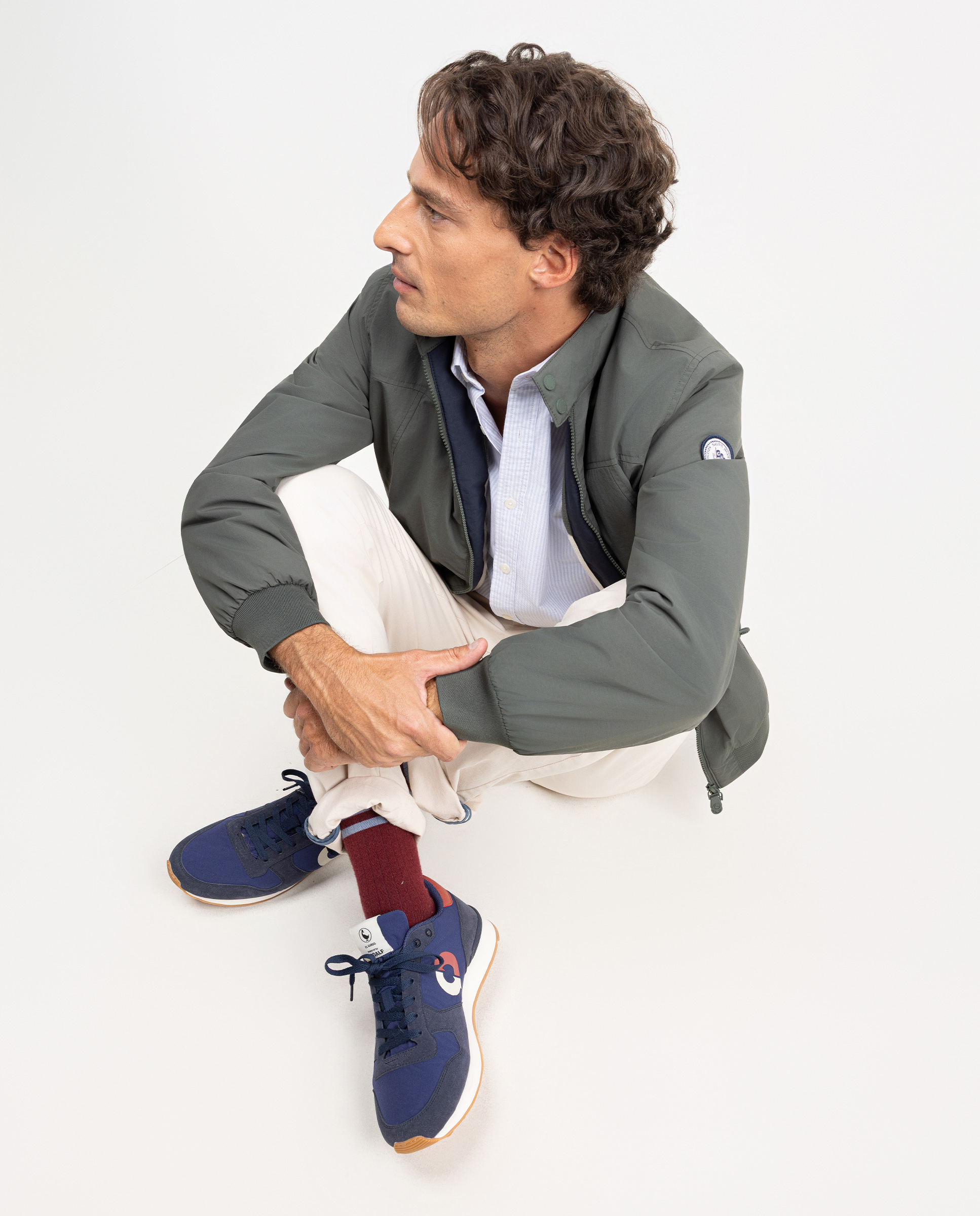 Navy Ecoalf Sneakers x El Ganso