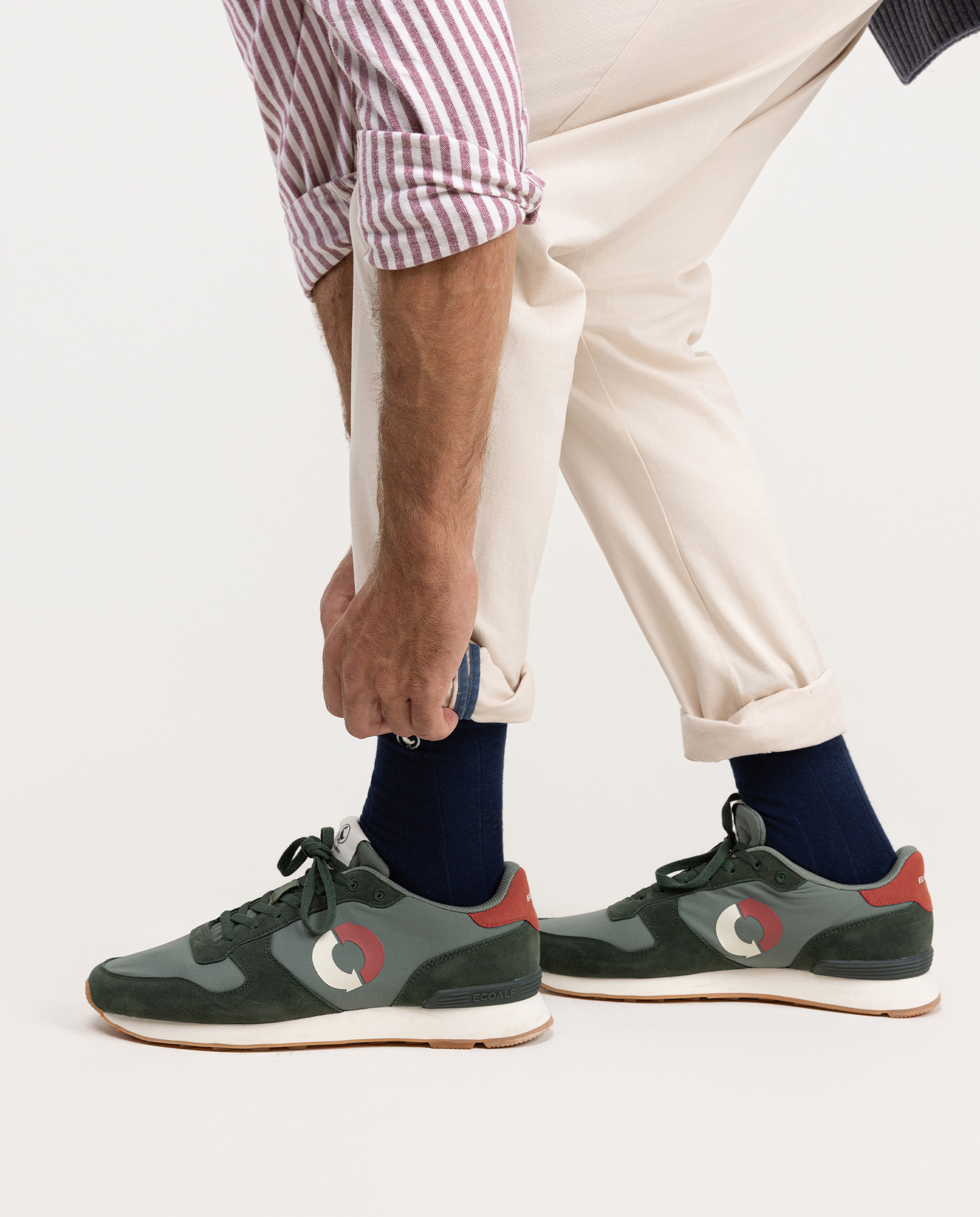 Green Ecoalf Sneakers x El Ganso