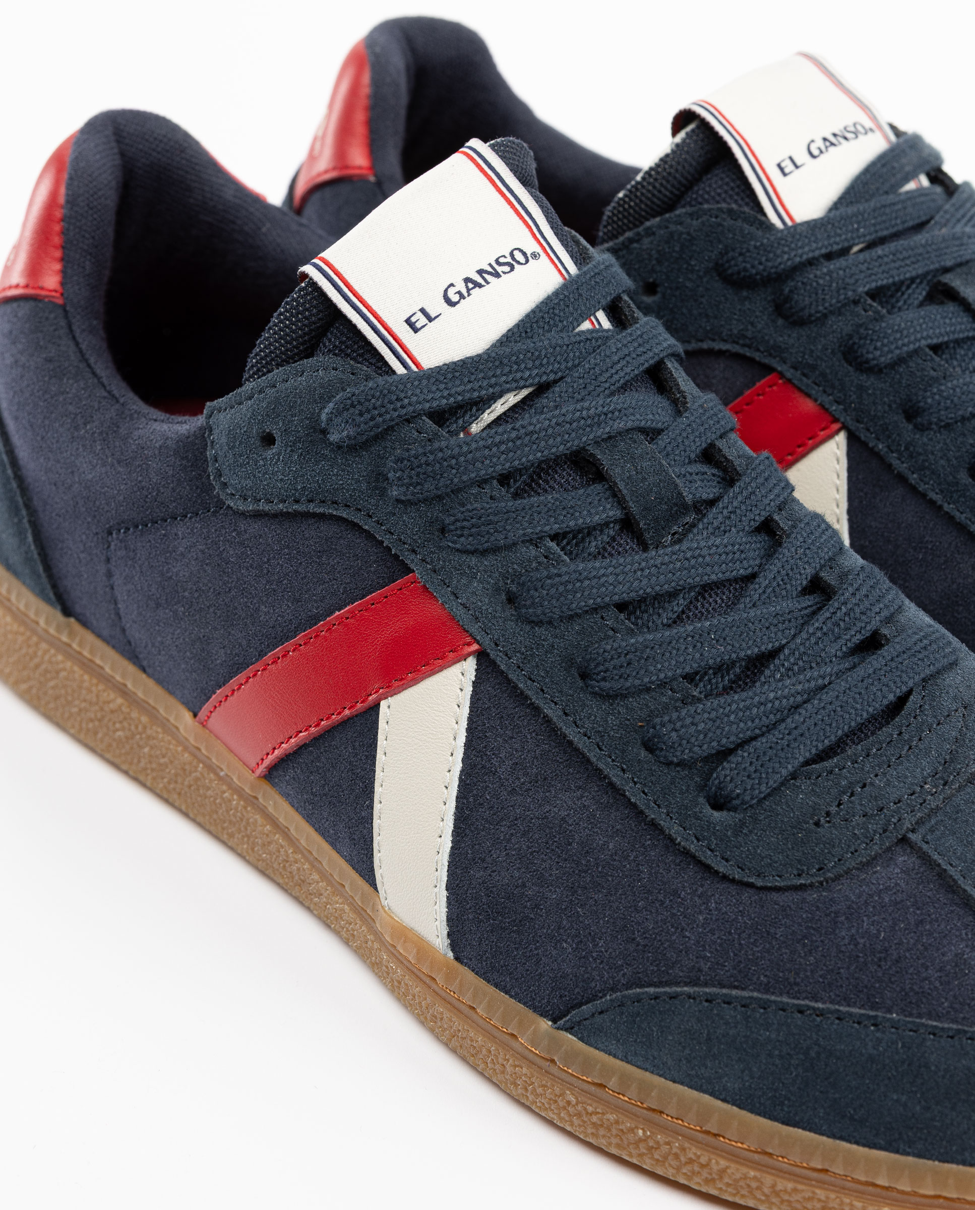Navy Suede Seventies Sneakers