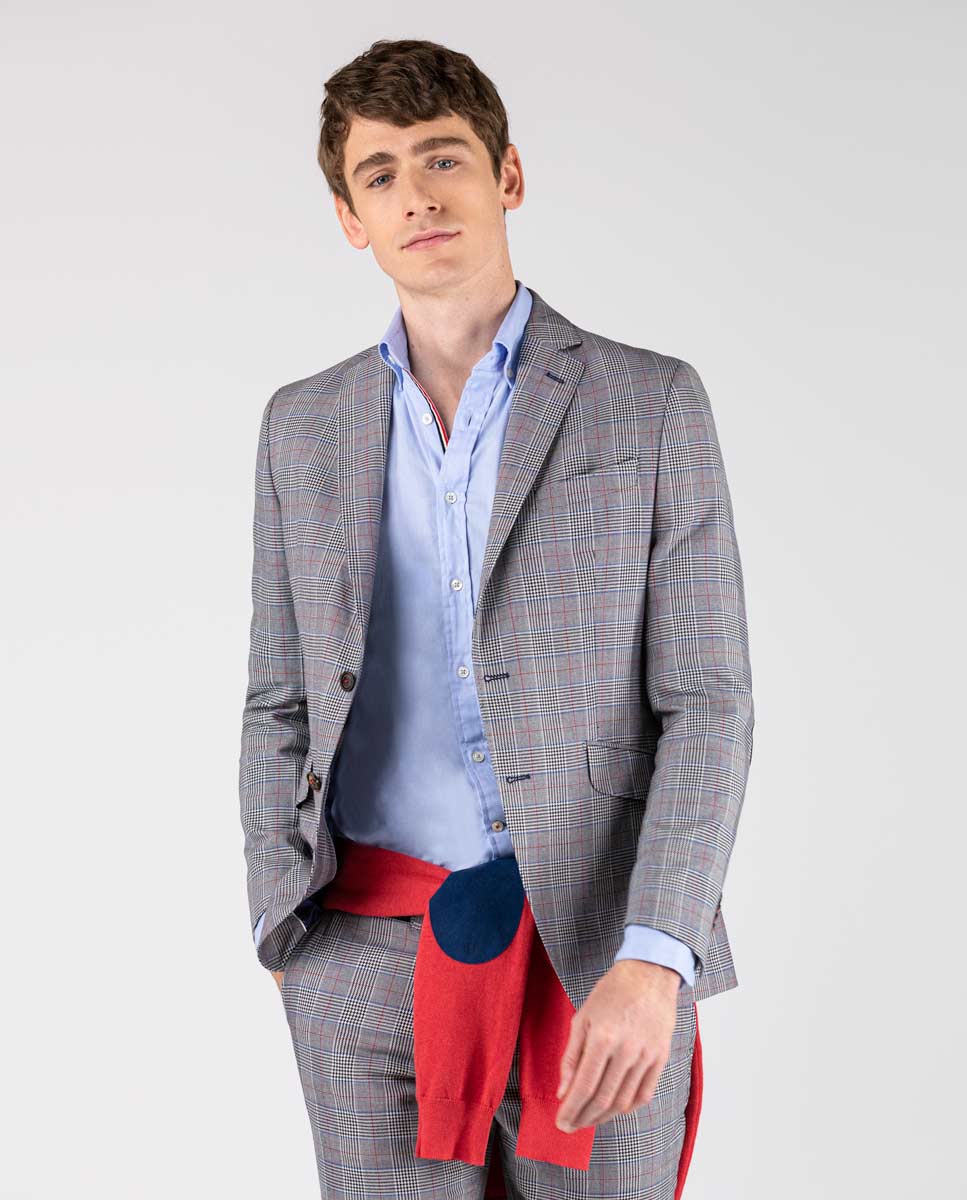 Combined Blazer PP. Wales Blue / Red