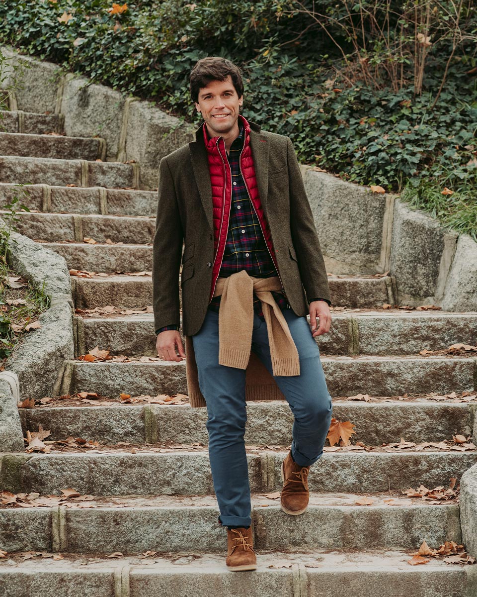 Americana Lana Espiga Verde